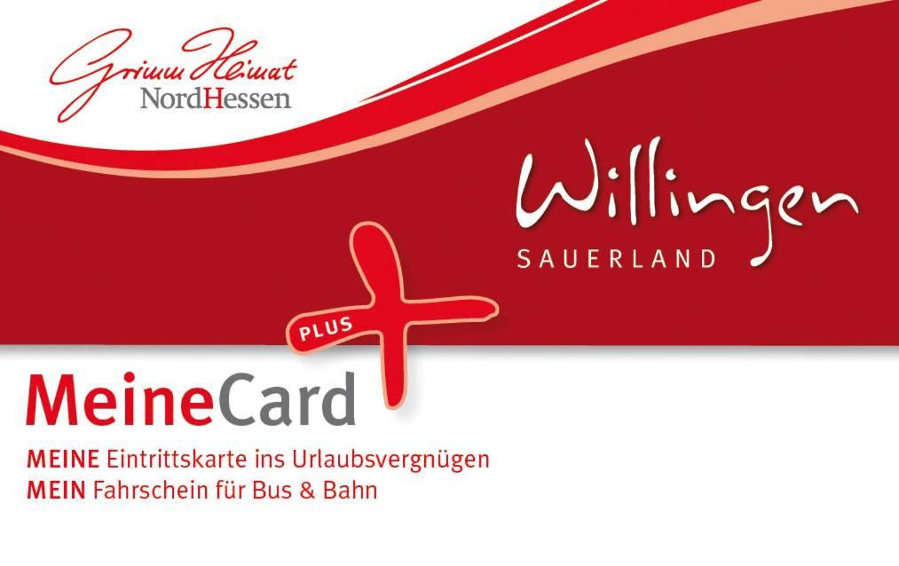 Fewo Blumes Bergfrieden Mit Meinecardplus Willingen  Esterno foto